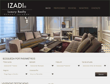 Tablet Screenshot of izadirealty.com